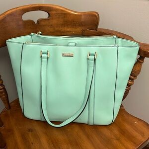 Kate Spade mint green tote
